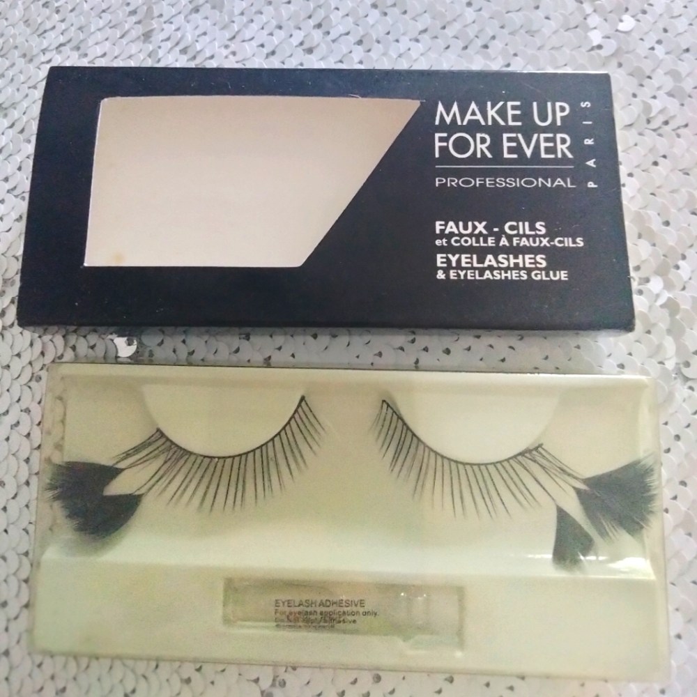 Make Up For Ever eyelashes with glue